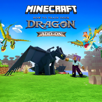 Minecraft How To Train Your Dragon logo