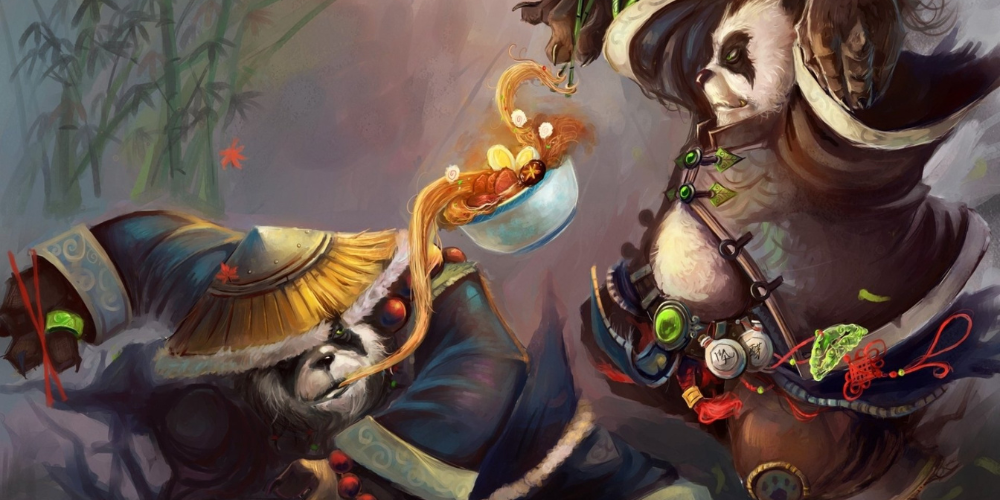 pandaren game art