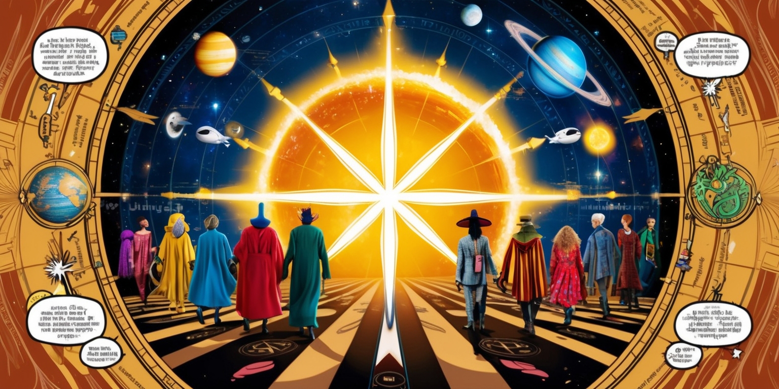Celestial Crossroads: A 40-60 Hour Odyssey of Choice, Humor, and Destiny