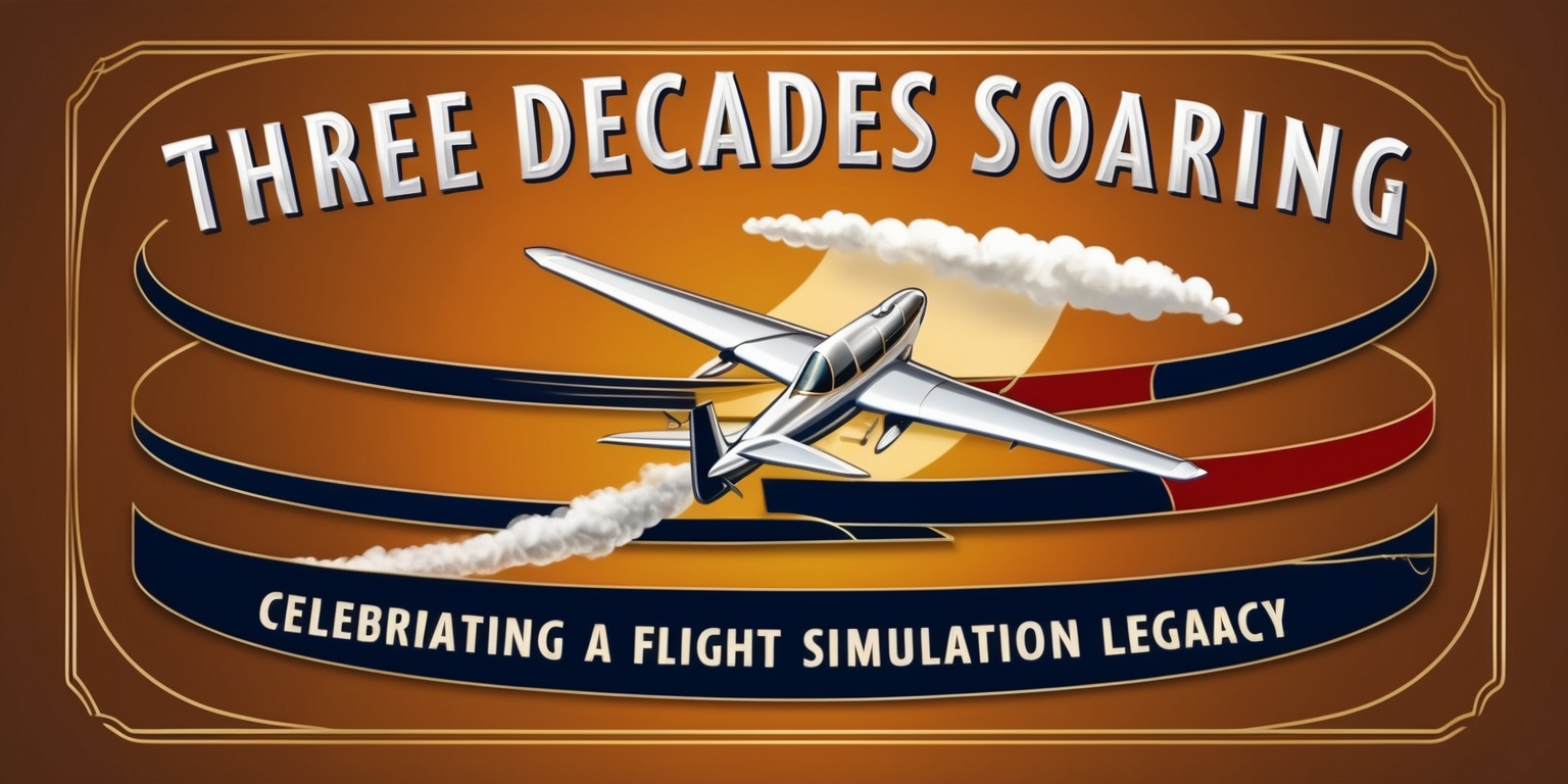 Three Decades Soaring: Celebrating a Flight Simulation Legacy