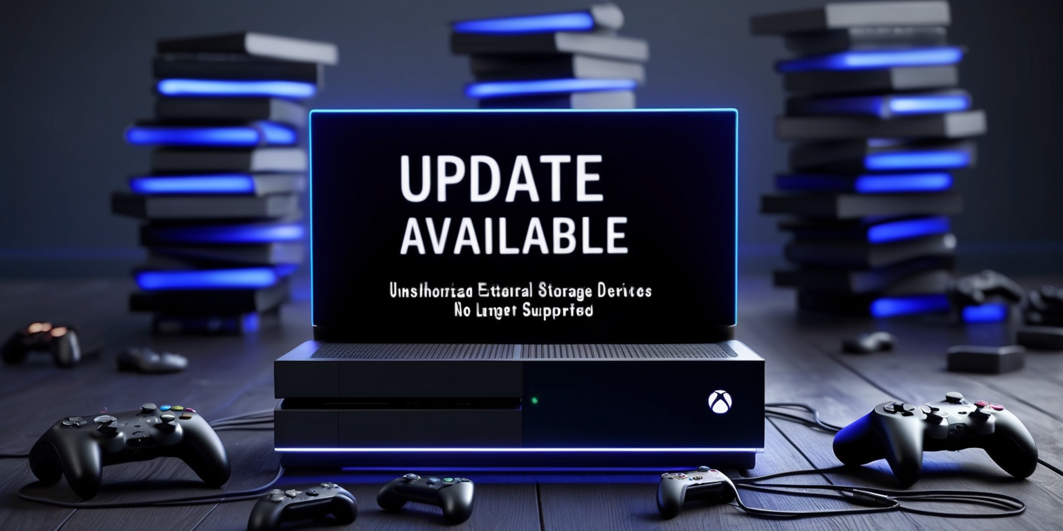 Gaming Console Update Sparks Crackdown on Unauthorized External Storage Devices