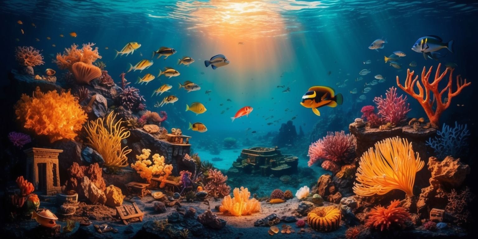 Gleaming Depths: Exploring Fiery Biomes and Hidden Treasures Beneath the Waves