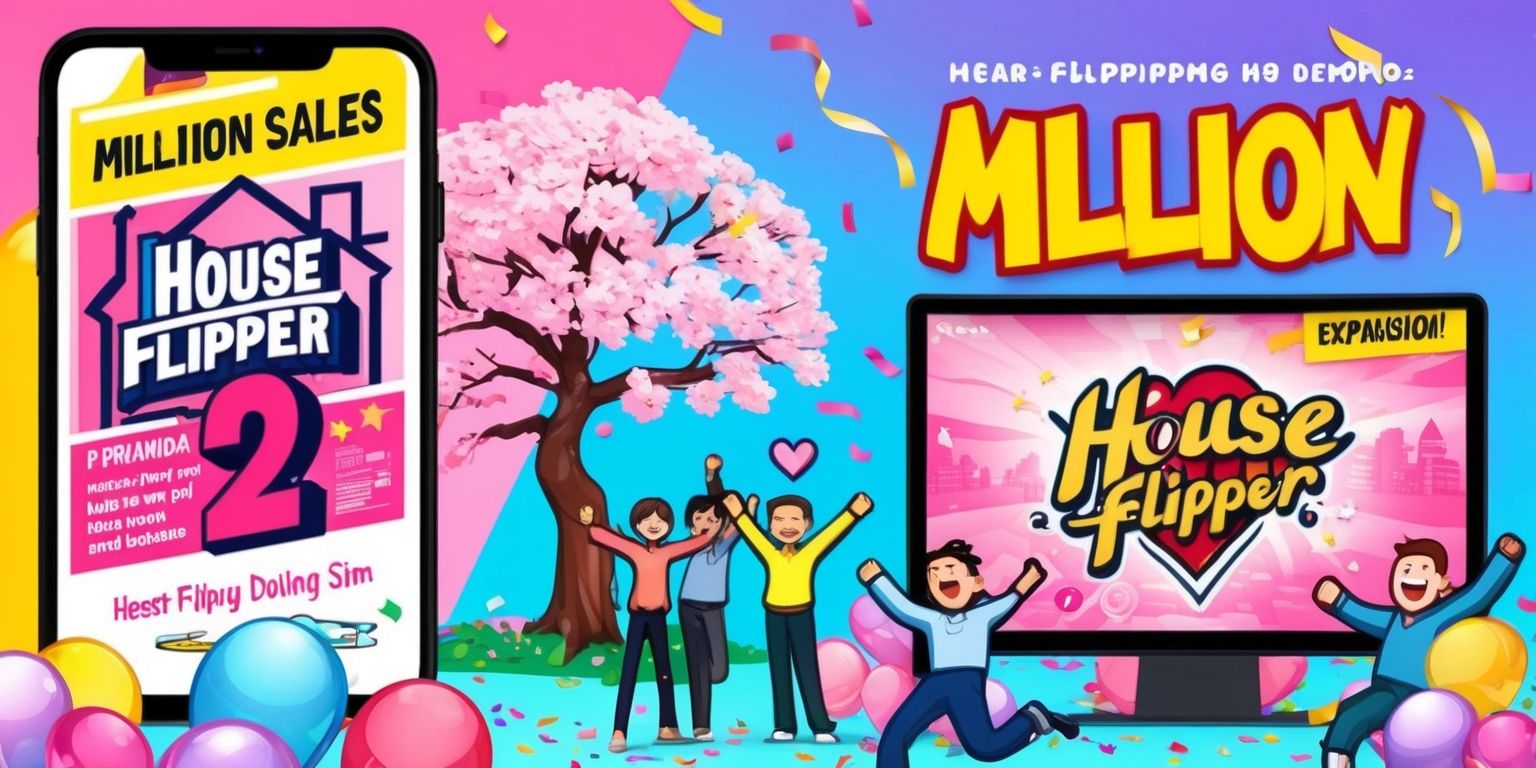 House Flipper 2 Milestone: A Million Sales, a Sakura Expansion, and a Heart-Flipping Dating Sim Demo